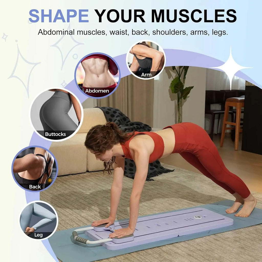 Tabla multifunción de pilates para abdominales