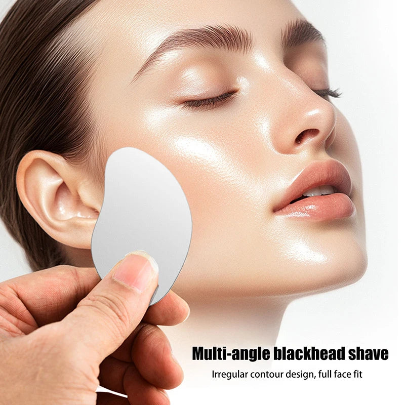 Espátula facial de acero para limpieza de poros